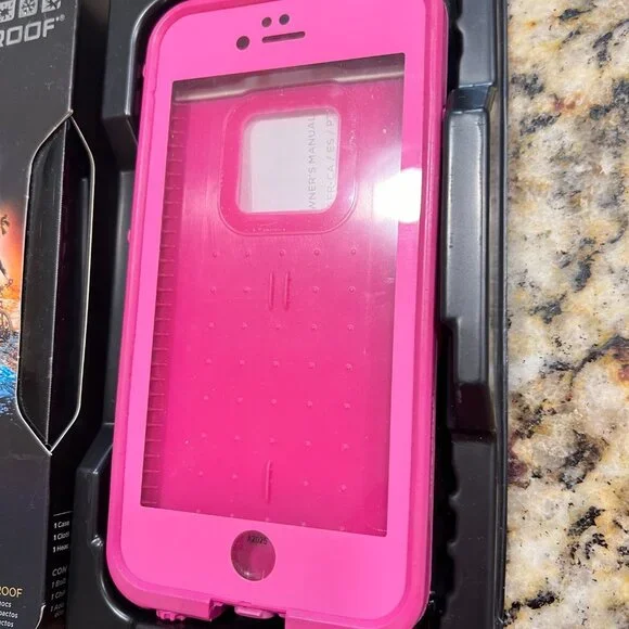 IPhone 6 Lifeproof Fre Pink Waterproof Hardshell Protective Case NEW Genuine - Picture 2 of 4